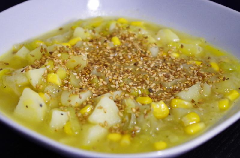 Photo d'ilustration de la recette : Soupe poireaux pommes de terre