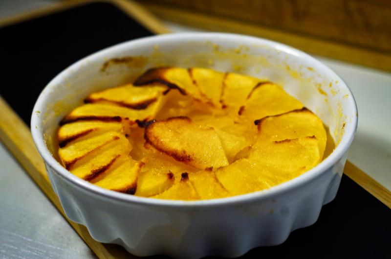 Photo d'ilustration de la recette : Pommes caramélisées façon tatin