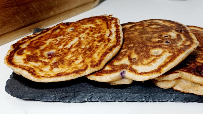Photo d'ilustration de la recette : Pancakes aux myrtilles
